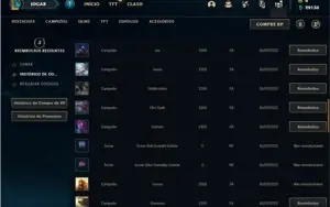 Conta ouro 4 com 27 Champs e 6 Skins ( VIRGEM DE EMAIL )