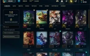 Conta ouro 4 com 27 Champs e 6 Skins ( VIRGEM DE EMAIL )