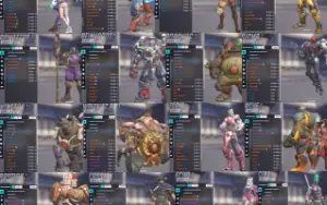 Overwatch lvl500 | 7 Golden Guns |+150 Skins| MESTRE | Passe