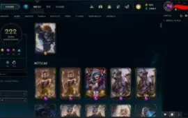 NEGOCIAVEL LEAGUE 222 SKINS 235 ICONES 115 CAMPEOES LVL 336