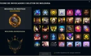 Conta LoL ouro season passada 90 skins 86 champs