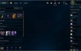 Conta LoL ouro season passada 90 skins 86 champs