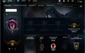 Conta unranked MAIN ADC com 134 champs e 269 skins