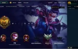 CONTA LEAGUE OF LEGENDS - PRATA 2 - 9 SKINS - BONUS DE IP