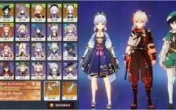 #017 Ayaka Kazuha Venti Keqing Diluc Qiqi +ArcoAmos +Espinha