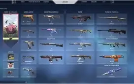 Conta valorant Diamante 1 com muitas skins