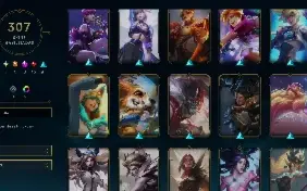 Conta Full Skins | Jinx Exaltada + 306 Skins + Bordas Exclus