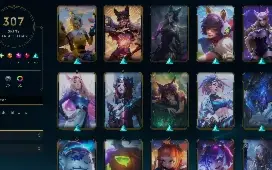 Conta Full Skins | Jinx Exaltada + 306 Skins + Bordas Exclus