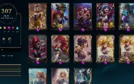 Conta Full Skins | Jinx Exaltada + 306 Skins + Bordas Exclus