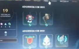 Conta de league of legends gold 3 seasons seguidas
