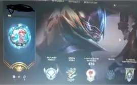 Conta de league of legends gold 3 seasons seguidas