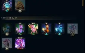 CONTA TFT PLATINA IV COM VARIAS LENDAS, CONTA LOL COM SKINS
