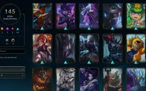 CONTA LOL- LVL 195 - 165 Champions - 145 Skins - FULL ACESSO