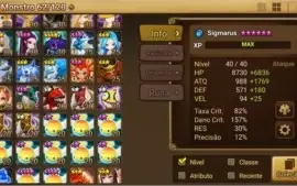 Conta Summoners War IDEAL PARA INICIANTES COM HWADAM