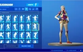 Conta de fortnite s2 pela metade a s10 full com jhonwick