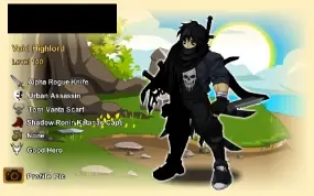 Conta muito boa de AQW (Adventure Quest Worlds)