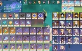 Conta Genshin Ganyu+Zhongli+Venti+MonaC1