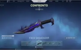 CONTA COM VARIAS SKIN DE FACA