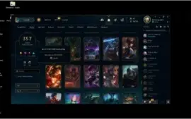 Conta de lol com 375 skins sendo 5 raríssimas, só você terá