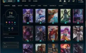 Conta ouro 1 com 100 champs, 74 skins +1 Prestigio (LEONA)