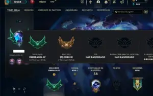 Esmeralda 4 com 45 Champs e 9 Skins + 1 Fragmento