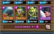 conta clash royale, 4 lendarias, nivel 9 arena 8