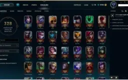 VENDO CONTA DIAMANTE 5  124 CAMPEÕES  30+SKINS 3 LENDÁRIAS