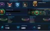 conta smite 2x mestre justa t5 uller mais de 600 skin
