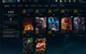 Conta de league of legends main top com 15k de essência
