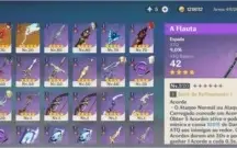 Conta AR51 com 4 personagens 5 estrelas + 3 armas 5 estrelas