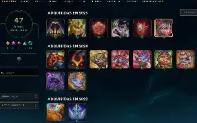 Servidor BR | Elo: Mestre 65% WR | 10.000 EA