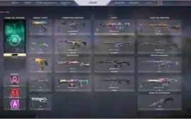 VENDO CONTA VALORANT 2 MIL DE SKINS + TODOS OS AGENTES.