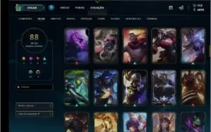 Conta de LoL - D5 na ultima temporada - 88 skins