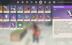 13 PERSONAGENS 5 ESTRELAS + CONSTELAÇÕES + ARMAS BIS