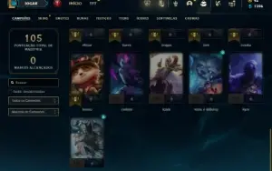 Bronze 4 com 31 Champs e 2 Skins ( UPADA A MÃO )