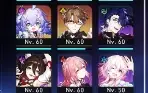 Honkai Star Rail - Blade, Loba E1 + Arma,Bronya,Welt e Bailu