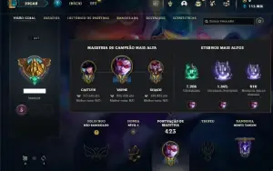 Unranked com TODOS os champs e 162 Skins ( MAIN ADC )