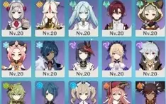 Conta genshin, Ar45, com 7*