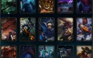 CONTA DE LOL UNRANKED -FOI BRONZE 2 - 103 CAMPEÕES -45 SKINS
