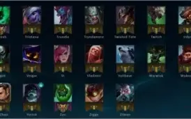 CONTA DE LOL UNRANKED -FOI BRONZE 2 - 103 CAMPEÕES -45 SKINS