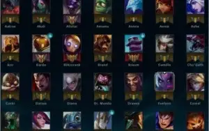 CONTA DE LOL UNRANKED -FOI BRONZE 2 - 103 CAMPEÕES -45 SKINS