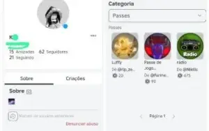 ROBLOX: Conta antiga, feminina com +5k de robux gastos