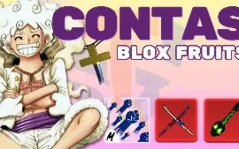 Contas Blox Fruits > 🔥Level Máximo + 👊Godhuman + 🍏Frutas