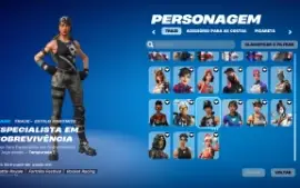 Conta com cavaleiro negro e take the l, 196 skins