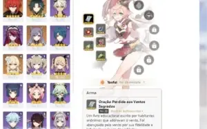 Conta Genshin AR53 Xiao+Jade, Diluc, Keqing, Eula,+2livros5*