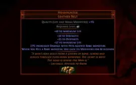 Headhunter - Path of Exile - Liga Atual (Sanctum)