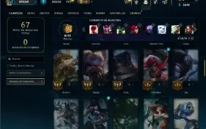 Bronze 2 com 55 Champs e 10 Skins