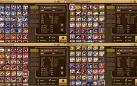 Summoners War C3 com Tiana Woosa MoLong Okeanos Leo