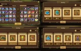 Summoners War C3 com Tiana Woosa MoLong Okeanos Leo