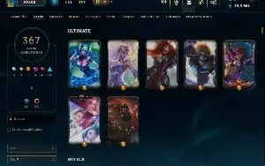 Conta Lol Full Acesso| Lv 780 | Todos Os Campeões |367 Skins